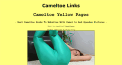 Desktop Screenshot of cameltoeyellowpages.com