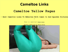 Tablet Screenshot of cameltoeyellowpages.com
